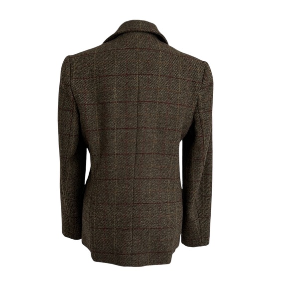 Breeches Vintage Plaid Wool Blazer Jacket (4) - Picture 4 of 13